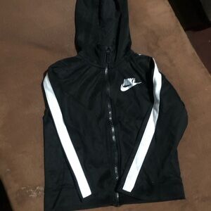 Nike black zip up hoodie